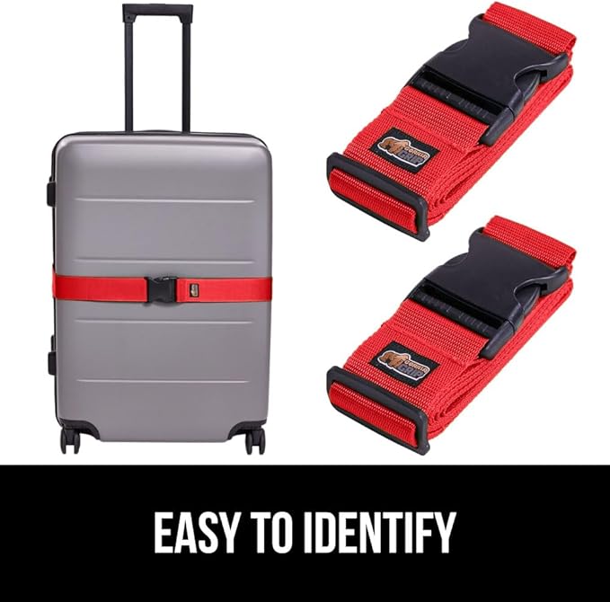 GORILLA GRIP Heavy Duty Adjustable Luggage Straps - Image 4