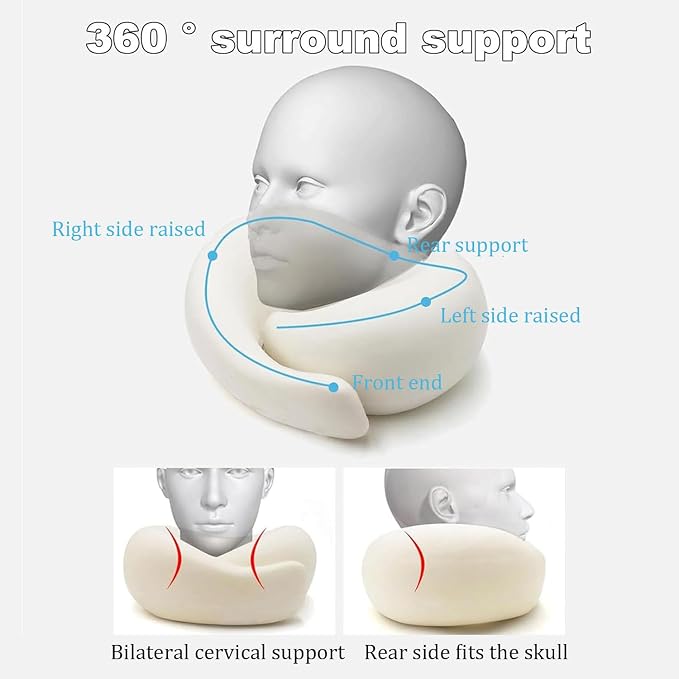Travel Pillow, Travel Neck Pillow, 360 Degree Comfort and Breathability - Image 4