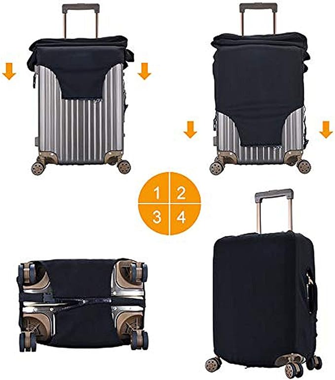 Vincent Van Gogh Starry Sky Night Luggage Cover Washable Suitcase Protector - Image 3