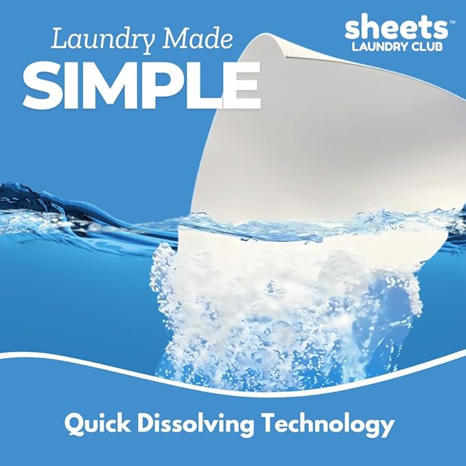 Sheets Laundry Club Laundry Detergent Sheets, 100 Loads - Image 3