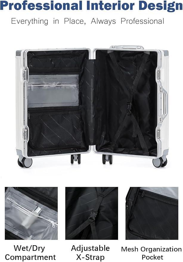 HotWay 26 Inch Aluminum Frame Luggage - Image 6