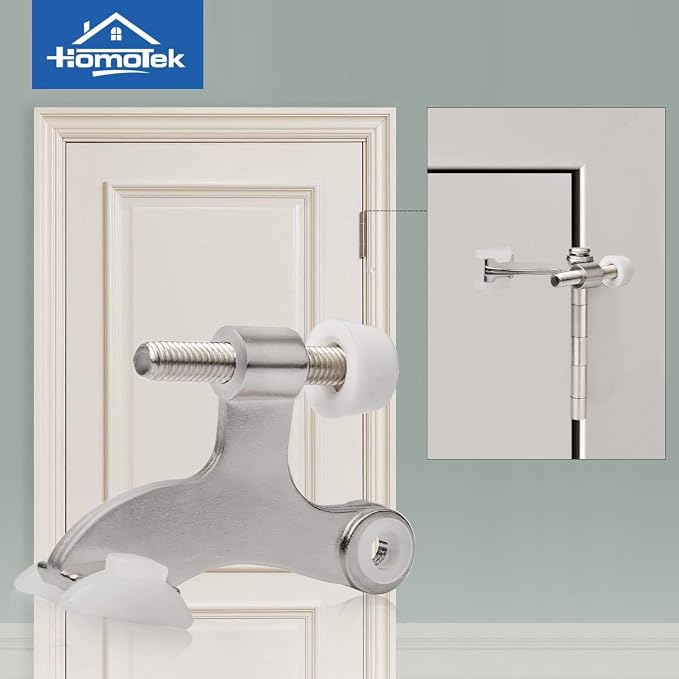 HOMOTEK 36 Pack Hinge Pin Satin Nickel Door Stopper, Adjustable Deluxe Heavy - Image 6