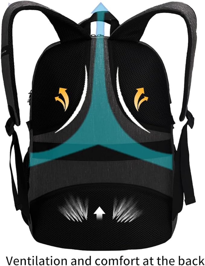 SHRRADOO Anti Theft Laptop Backpack Travel Backpacks - Image 5