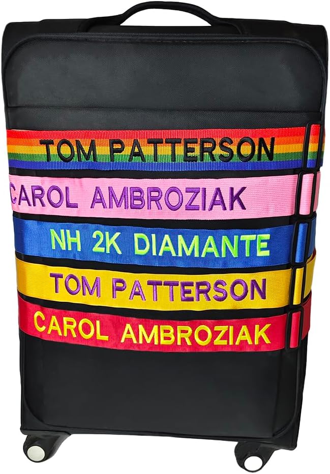 3PC Custom Embroidery Luggage Strap - Image 6