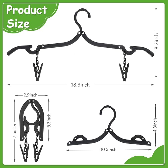 Folding Travel Hangers Foldable - Image 2