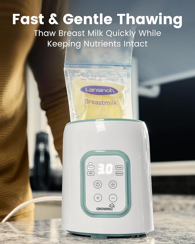 GROWNSY Baby Bottle Warmer, 8-in-1 Fast Baby Milk Warmer - Image 5