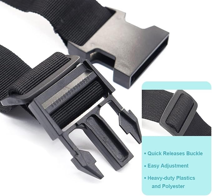 Luggage Straps for Suitcases TSA Approved, Travel Accessories to Connect Two - Image 2