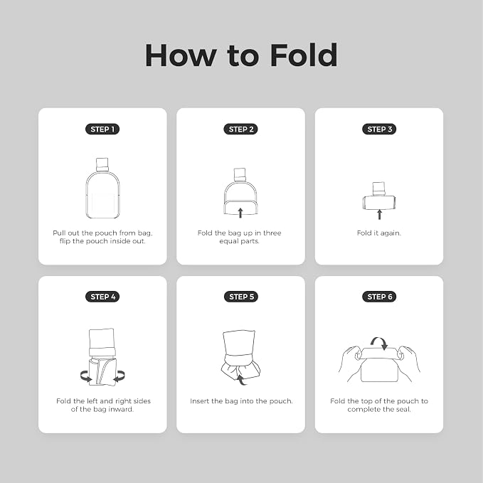 pack all 20L Lightweight Packable Backpack, Water Resistant Foldable Backpack - Image 6