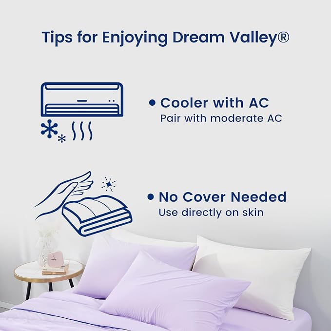 Dream Valley® Outlast® Deepsleep Cooling Comforter, Full/Queen Size, NASA-Grade - Image 6