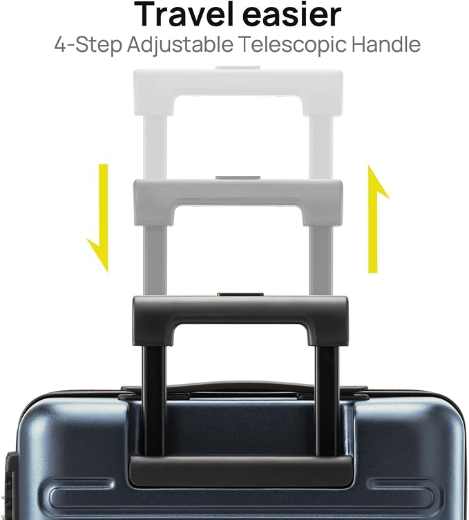 Carry on Luggage 22 X 14 X 9 Airline Approved, 20 Inch Luggage - Image 3