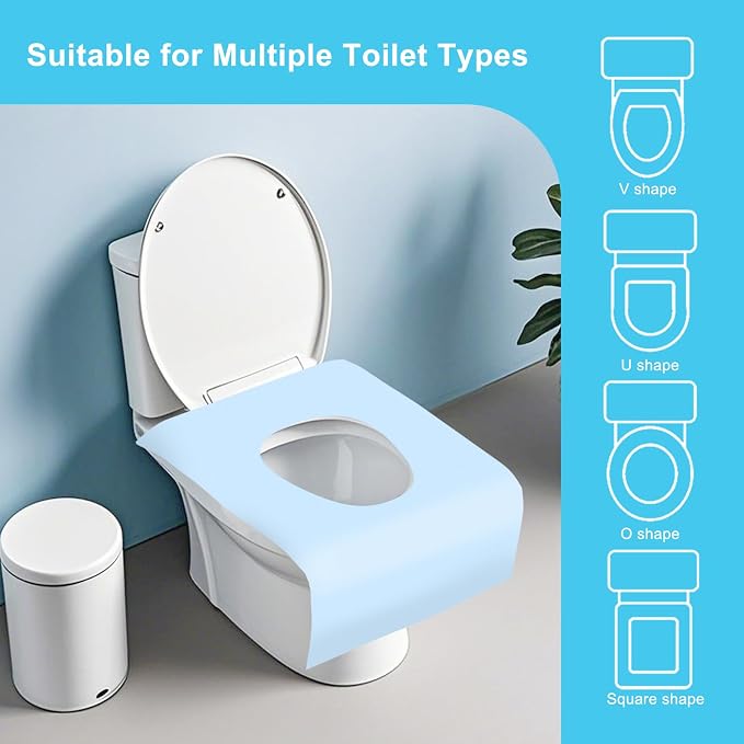 50 Packs Tear-Free Toilet Seat Covers Disposable - Image 7