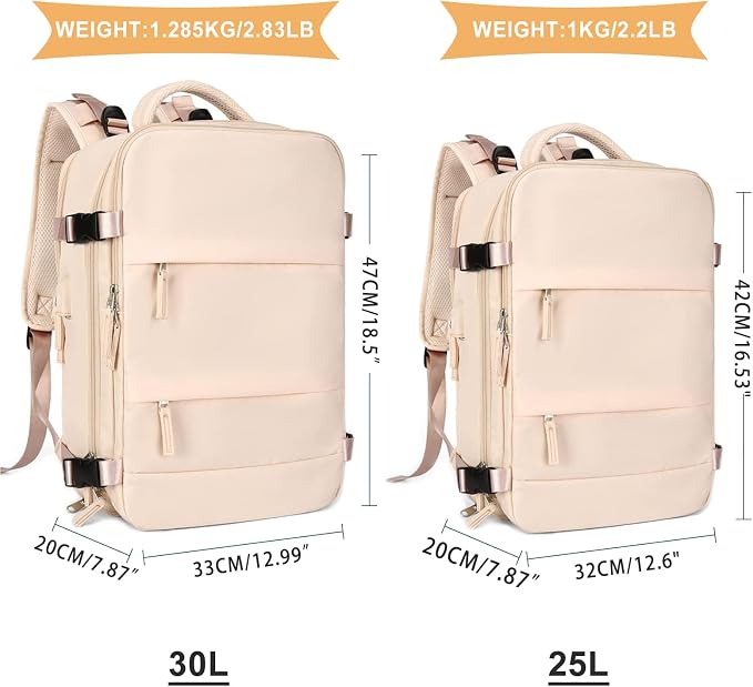 coowoz Large Casual Travel Backpack - Image 3