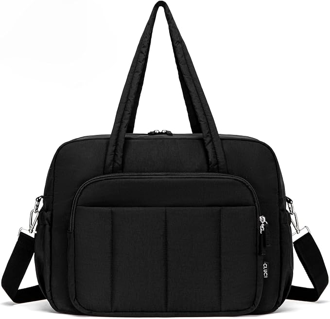 CLUCI Gym Bag for Women, Travel Duffle Bag Carry on Weekender Bags Puffer Tote by CLUCI