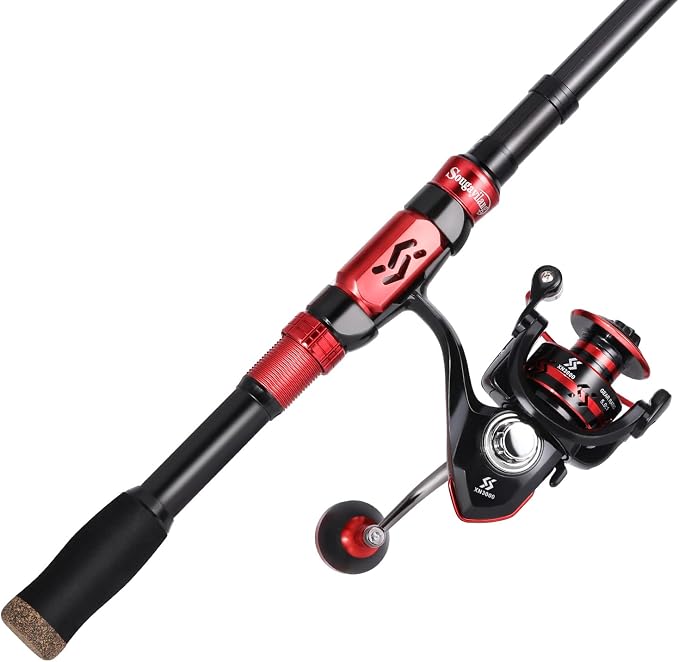 Sougayilang Fishing Pole with Spinning Reel Portable Fishing Rod Reel Combos - Image 2