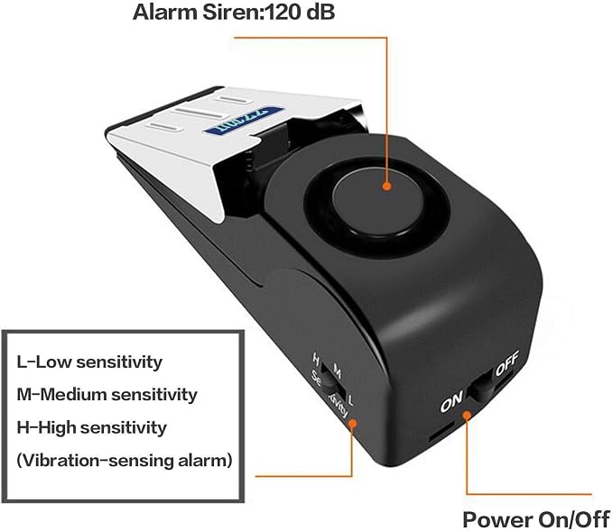 ZZRUI 2 Pack Door Stop Alarm - Image 4