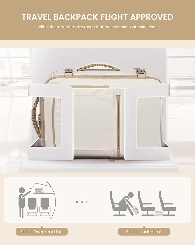 LOVEVOOK Travel Backpack for Women & Men, 40L Large Carry On Backpack Airline - Image 5