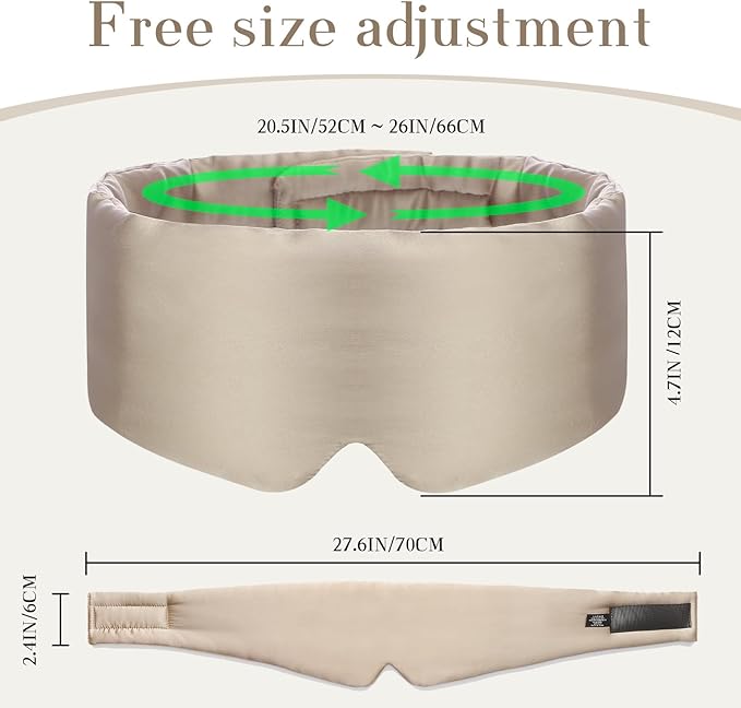 100% Mulberry Silk Sleep Mask Eye Mask - Image 5