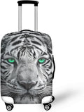 Tiger Animal 3D Printed Travel Luggage Suitcase Cover 18-21 Inch Cover Spandex by Dremagia