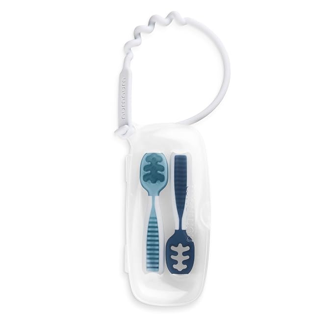 NumNum Baby Spoons Set, Silicone Pre-Spoon GOOtensils by NumNum