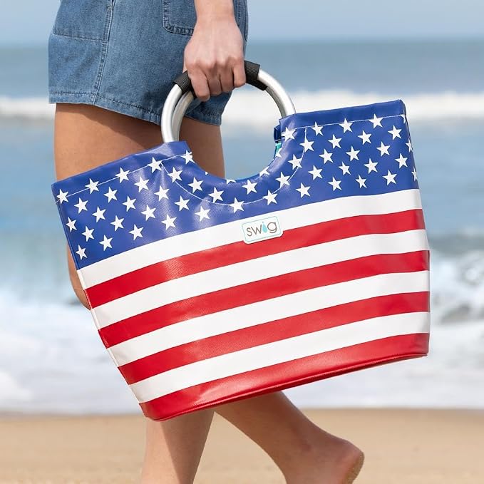 Swig Life Loopi Tote Bag, Lightweight, Waterproof Beach and Utility Bag - Image 6