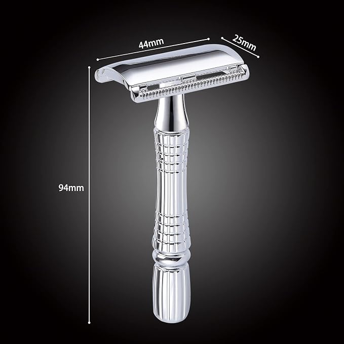 BAILI Classic 3-Piece Double Edge Safety Razor Wet Shaving - Image 4