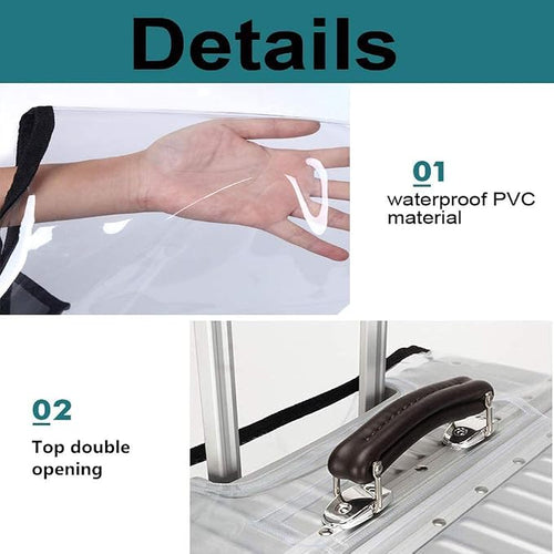 28 Inch PVC Luggage Protector Cover - Image 2