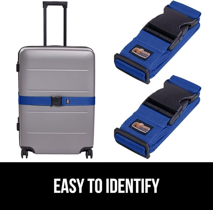 GORILLA GRIP Heavy Duty Adjustable Luggage Straps - Image 4