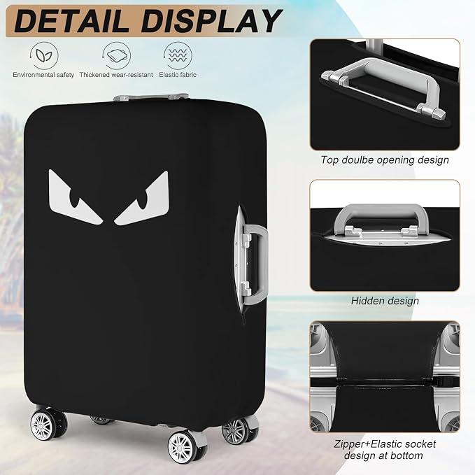 Luggage Covers For Suitcase Tsa Approved, Washable Suitcase Cover Elastic - Image 4