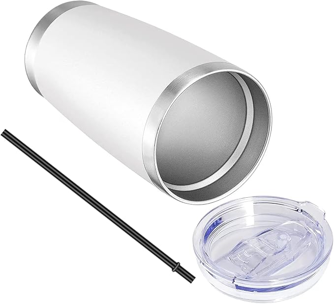 VEGOND 20oz Tumbler with Lid and Straw Stainless Steel Tumbler Cup Bulk Vacuum - Image 7