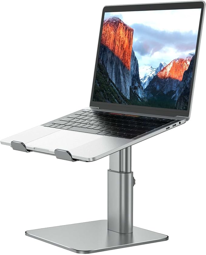 BESIGN LSX6N Laptop Stand, Ergonomic Adjustable Notebook Stand, Riser Holder by BESIGN