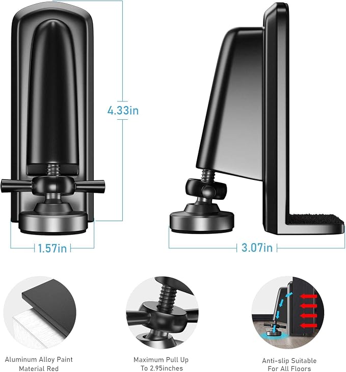 Door Jammer Door Stopper, Portable Door Security Lock - Image 5