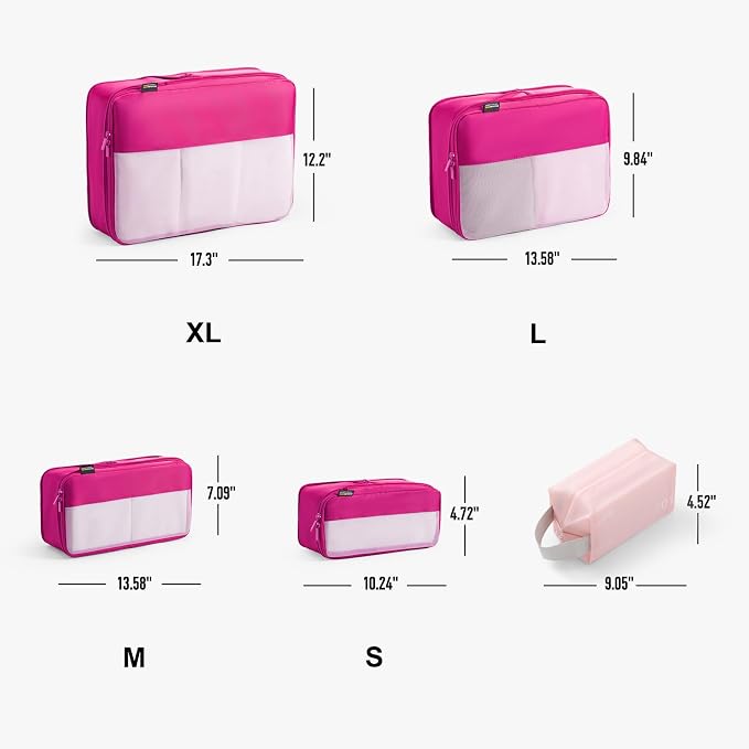 6 Set Compression Packing Cubes - Image 4