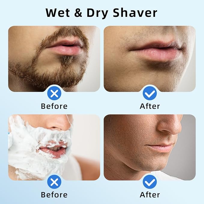 Mini Electric Razor, Facial Hair Removal - Image 4