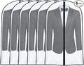 Garment Bags for Hanging Clothes 24'' x 40'' suit bags for closet storage by UOUEHRA