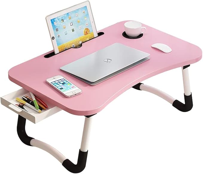 Lap Desk with Storage Drawer, Holders by VebaCidi