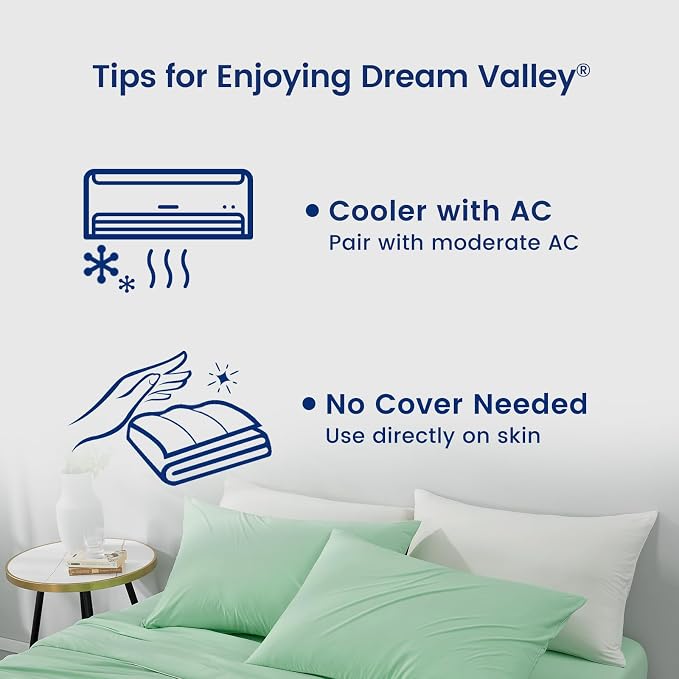 Dream Valley® Outlast® Deepsleep Cooling Comforter, Full/Queen Size, NASA-Grade - Image 6