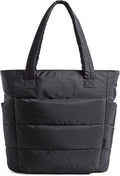 BAGSMART Tote Bag for Women, Lightweight Puffy Tote Bag by BAGSMART