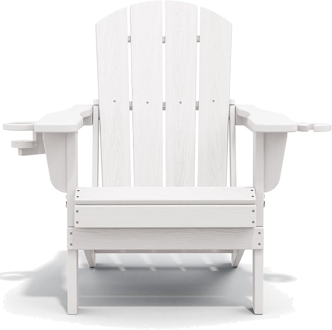 SERWALL Adirondack Chair with Cup Holders - Image 11