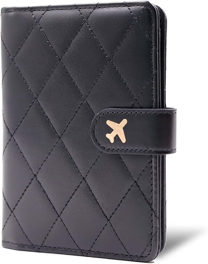 Melsbrinna Premium Leather Passport Holder Covers Case, Waterproof Rfid by Melsbrinna