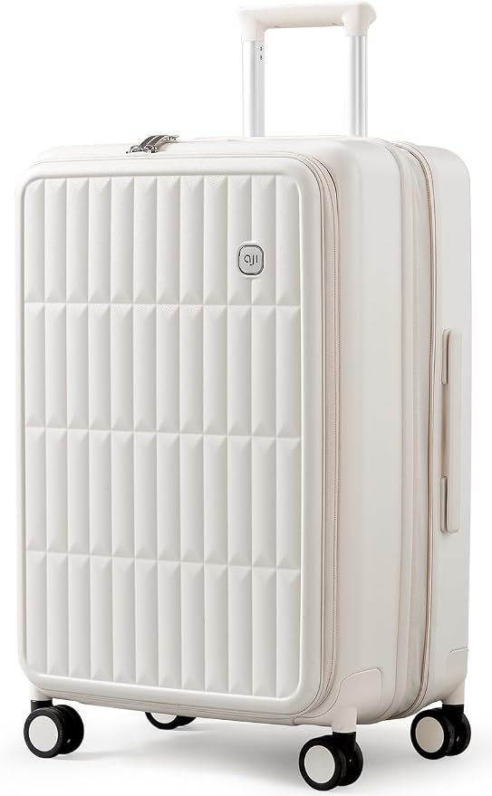 aji Expandable Top Open 24 Inch Checked Luggage by AJIVALUESTYLISHQUALITY