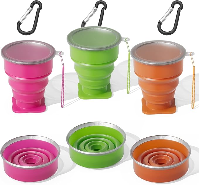 Collapsible Cup- Silicone Foldable Cups Expandable Folding DrinkingCup - Image 8
