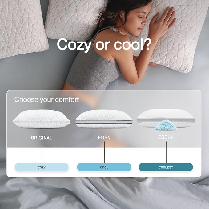 Coop Home Goods Original Cut-Out Adjustable Pillow, Queen Size Bed Pillows - Image 6