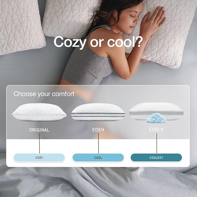 Coop Home Goods Original Adjustable Pillow, Queen Size Bed Pillows - Image 6