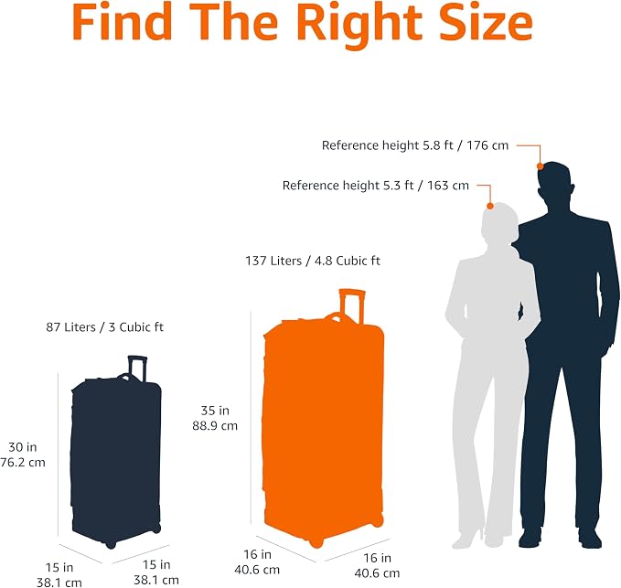 Amazon Basics 35-Inch Large Rolling Duffle Bag - Image 4