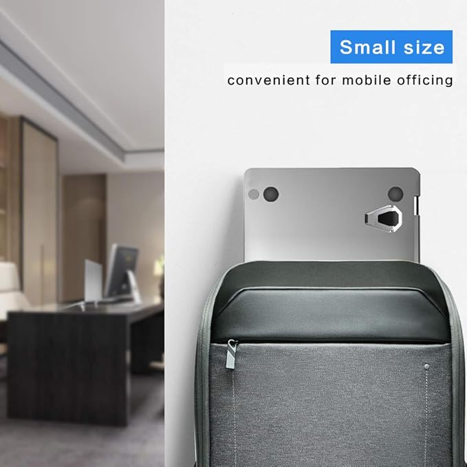 Laptop Stand Portable, Zinc Alloy Laptop Mini Stand, Laptop Riser Invisible - Image 4