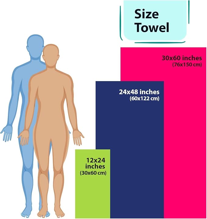 Outdoors Microfiber Towel Fast Drying Soft Feel Fast Action Drying - Image 2