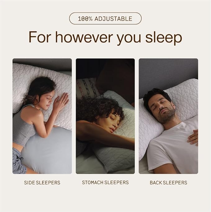 Coop Home Goods Original Adjustable Pillow, King Size Bed Pillows - Image 3