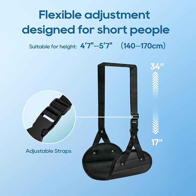 Airplane Foot Hammock, Portable Leg Rest - Image 6