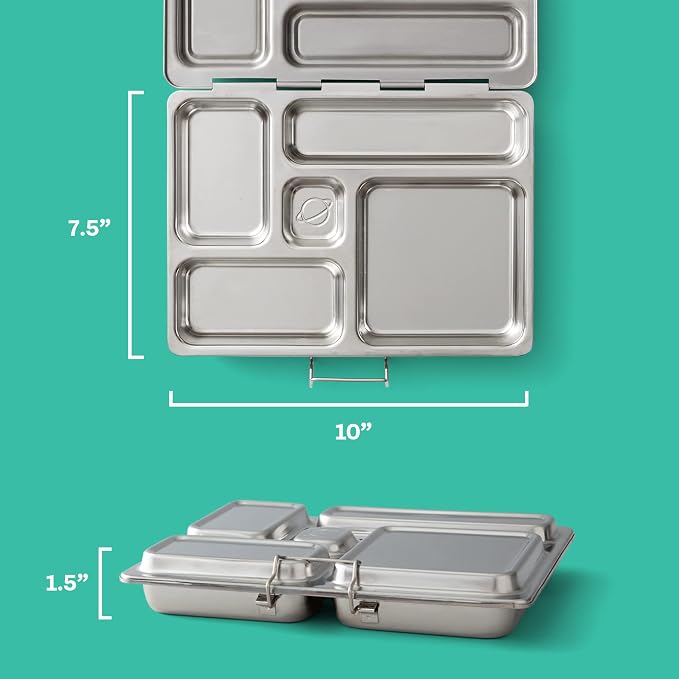 PlanetBox Rover Stainless Steel Bento Box Style Lunch Box - Image 2