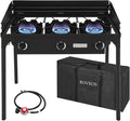 ROVSUN 2/3 Burner Outdoor Propane Gas Stove High Pressure Stand Cooker by ROVSUN